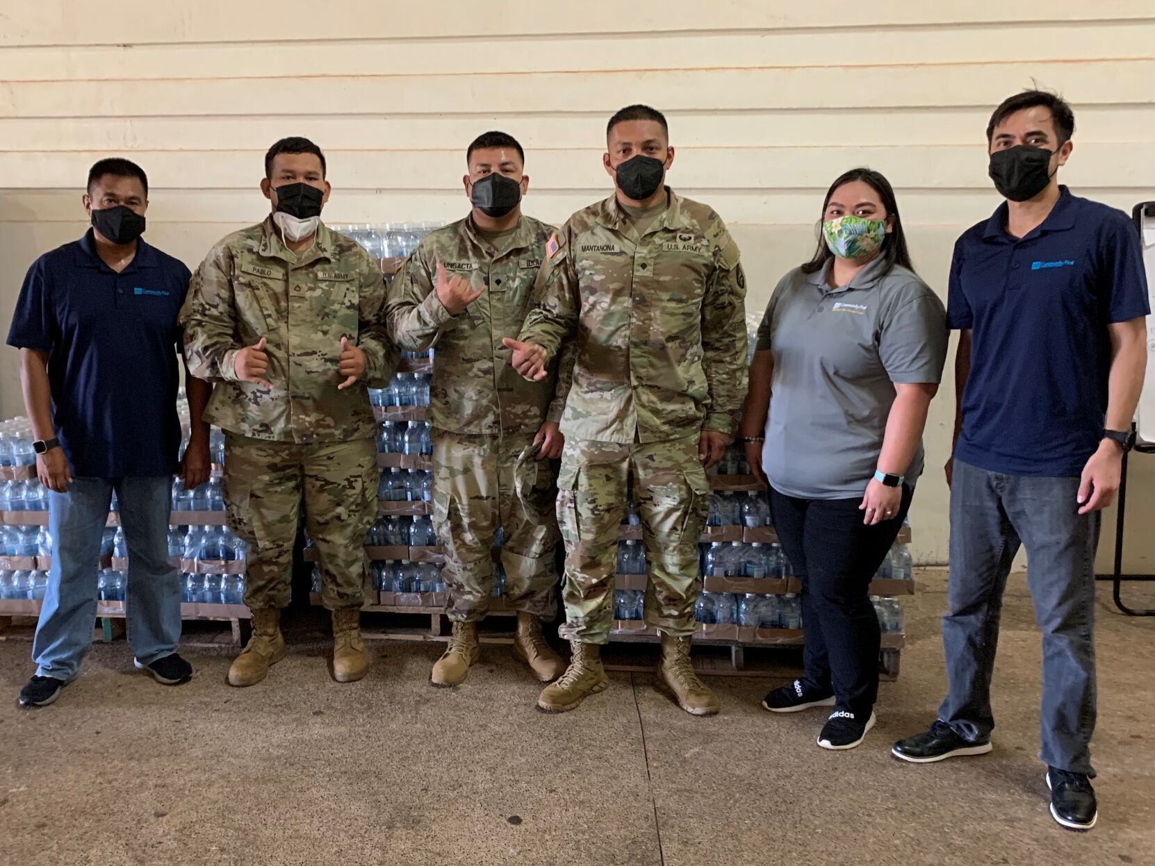 Community First donates water to DPHSS